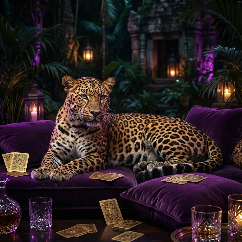 Leopardo elegante - Bacará Juegos de Casino
